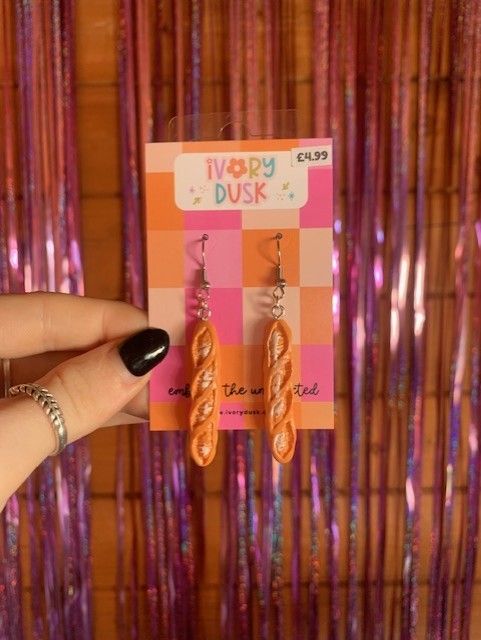 Baguette earrings