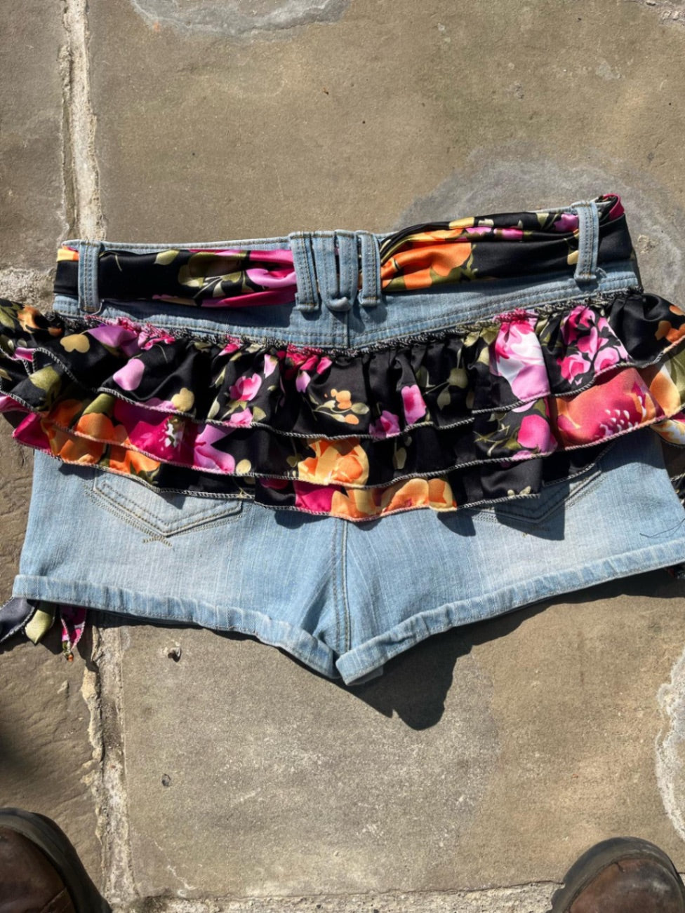 Floral Satin Shorts