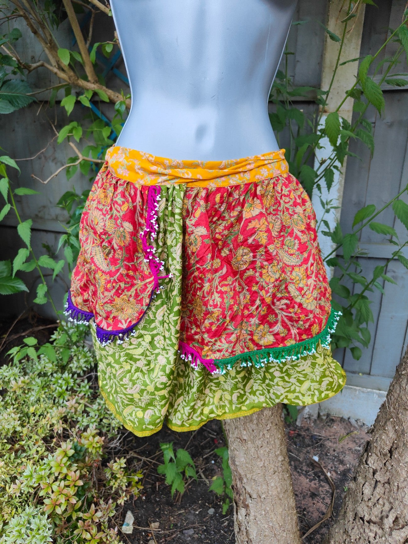 Boho slip skirt