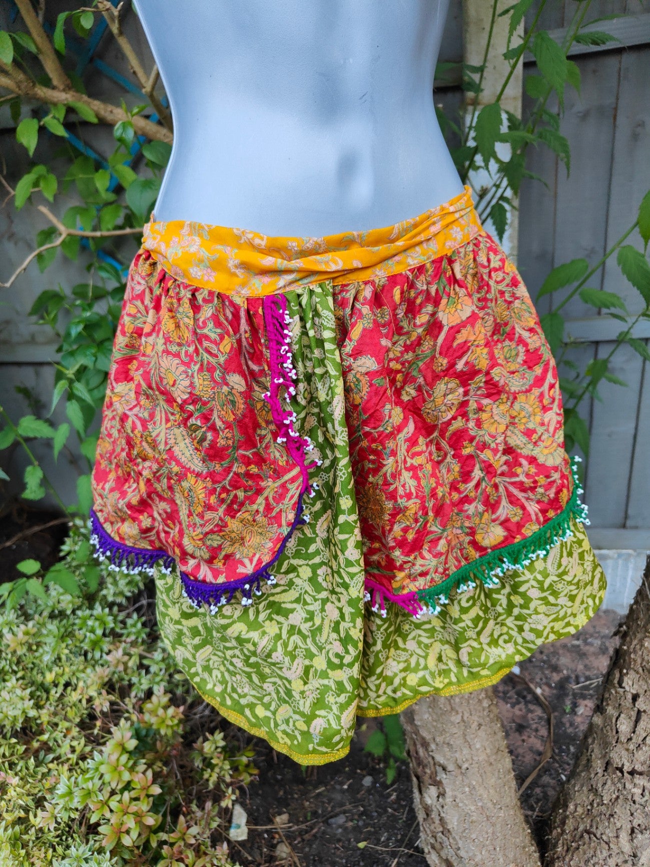 Boho slip skirt