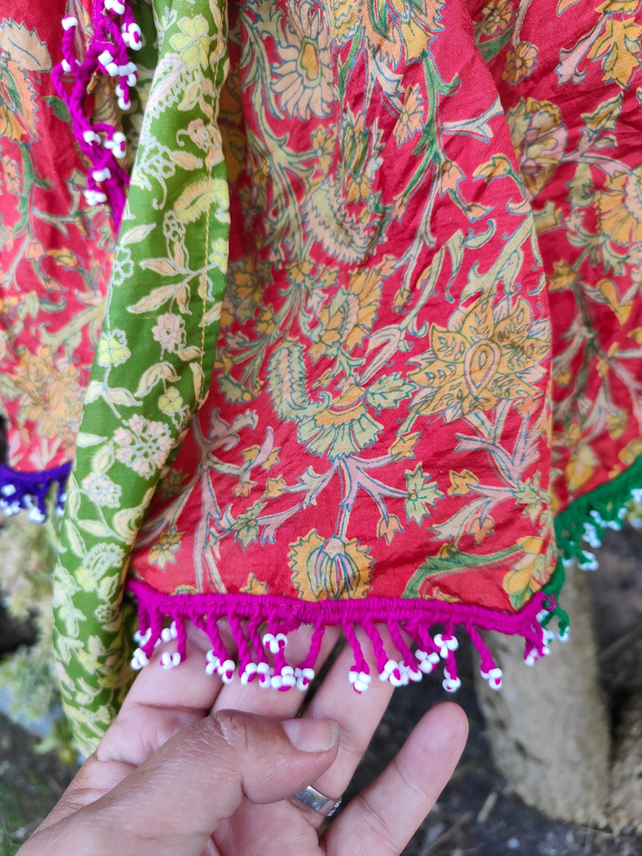 Boho slip skirt