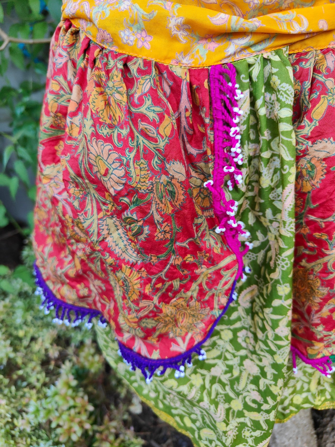 Boho slip skirt