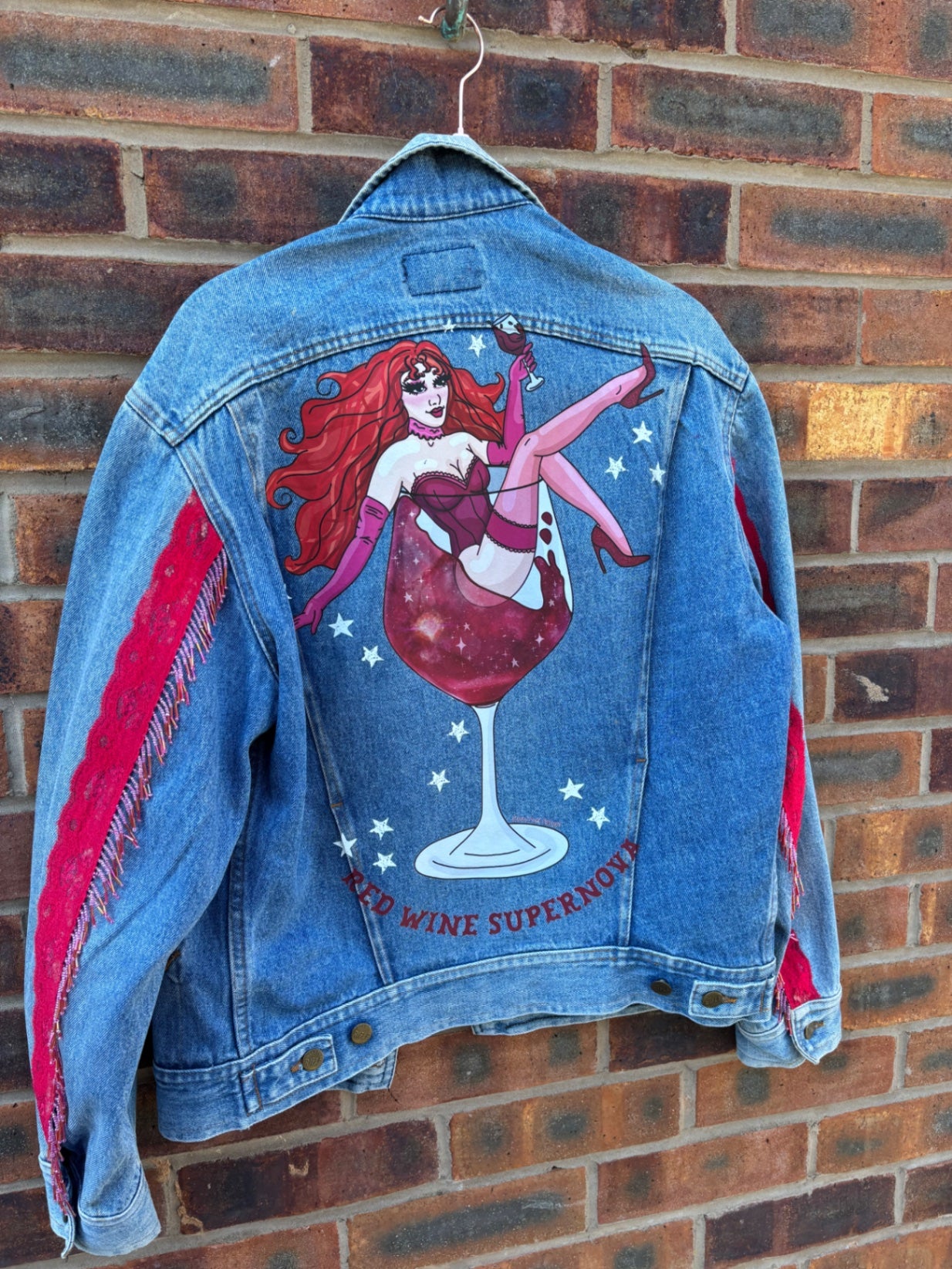 Red Wine Supernova Vintage Jacket