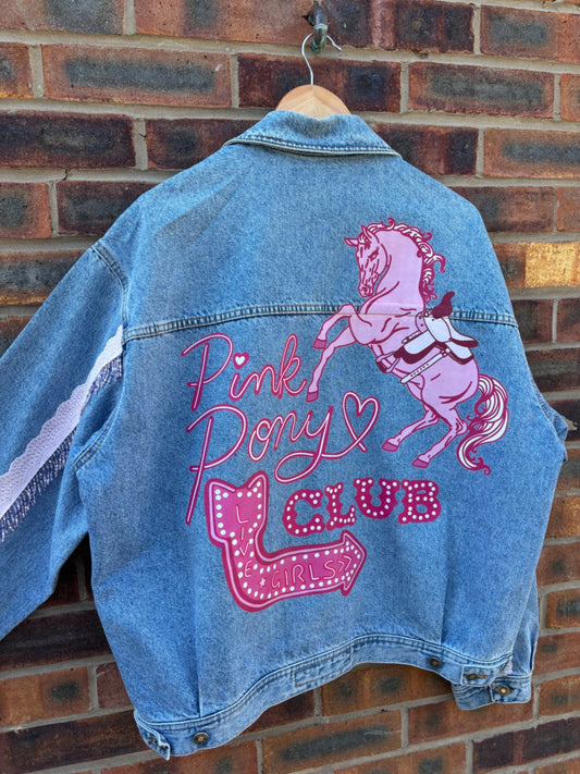Pink Pony Club Embellished Vintage Jacket