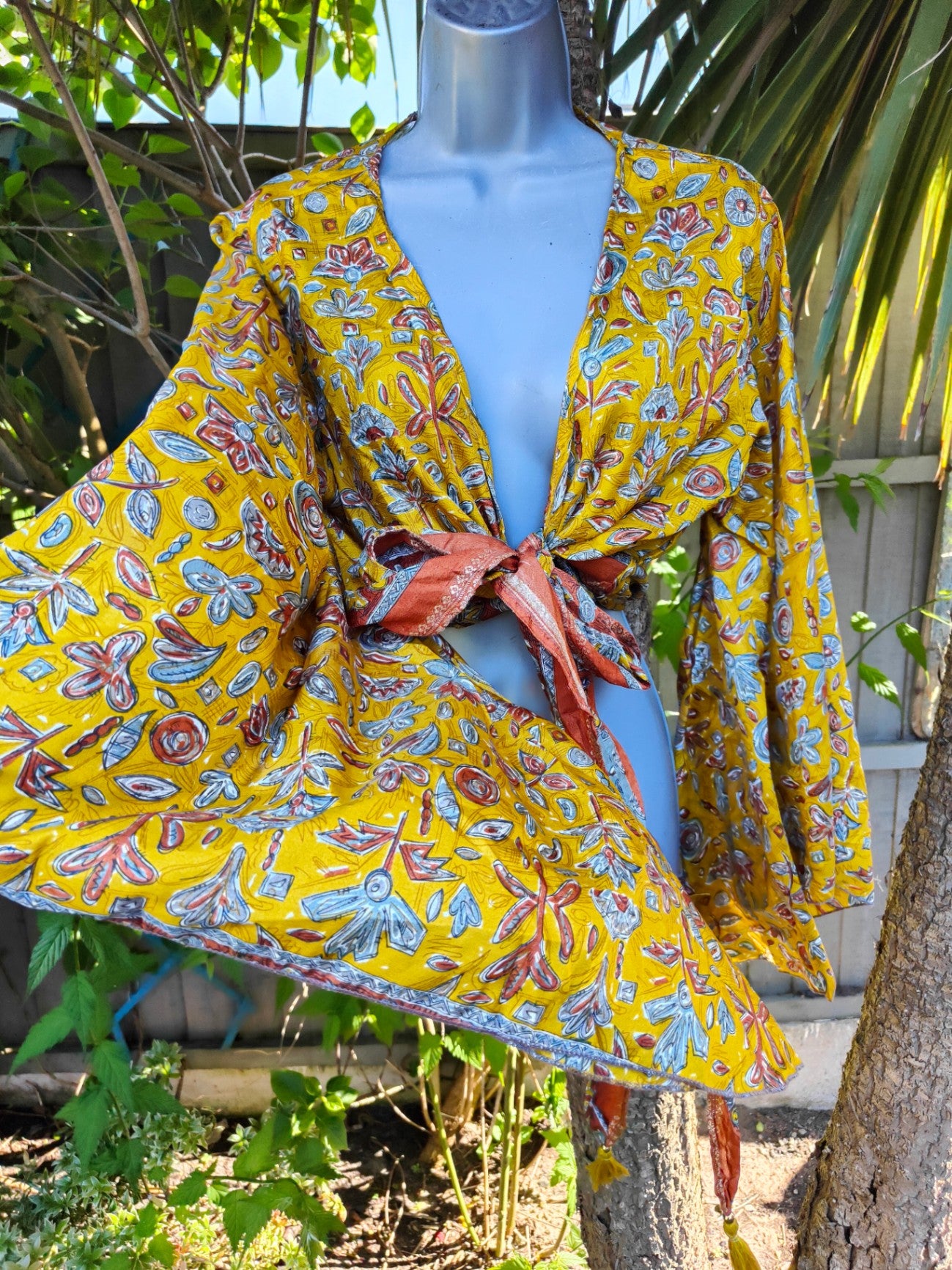 Stevie top mustard yellow