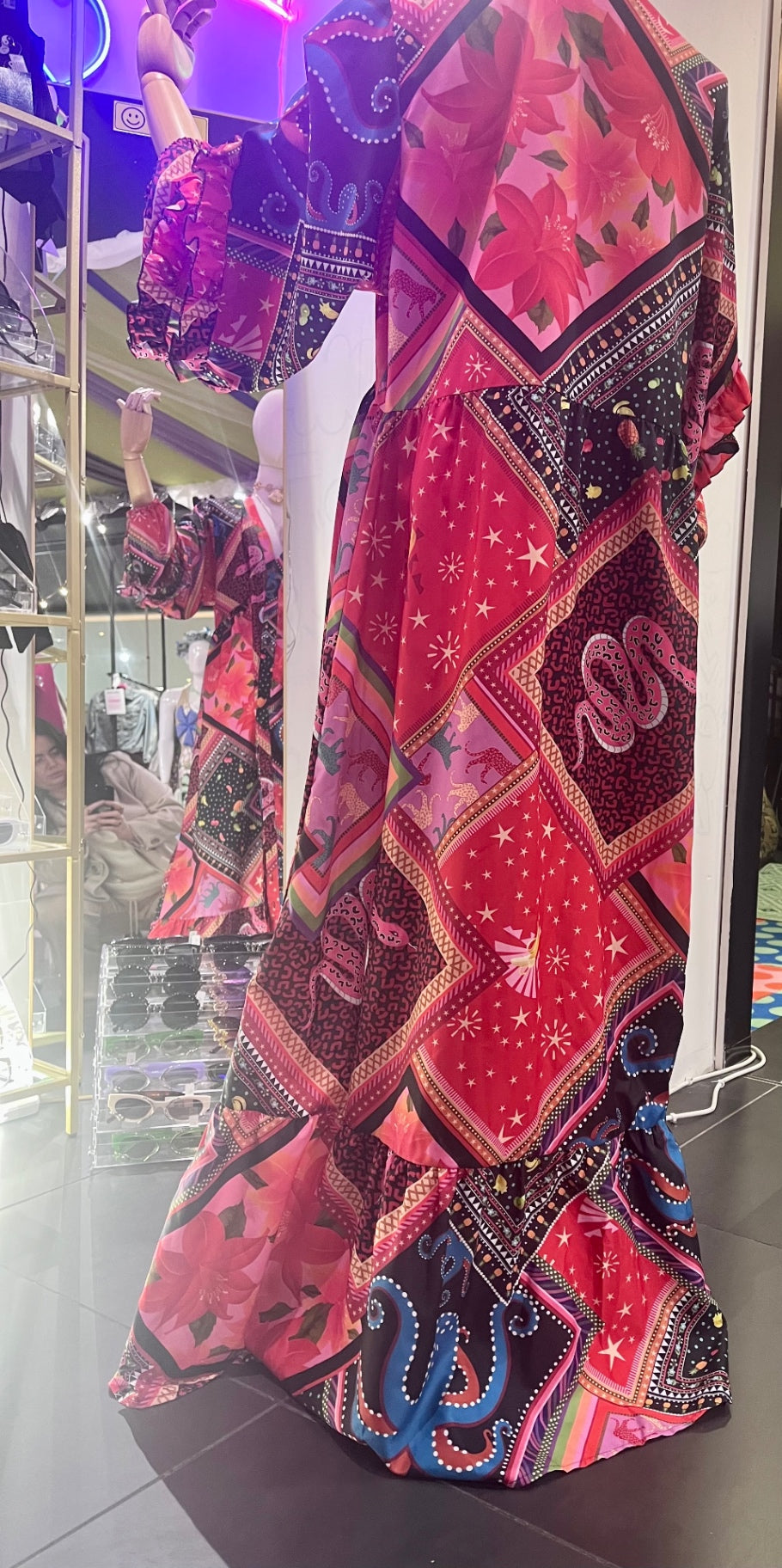 Starry Night Button Up Dress