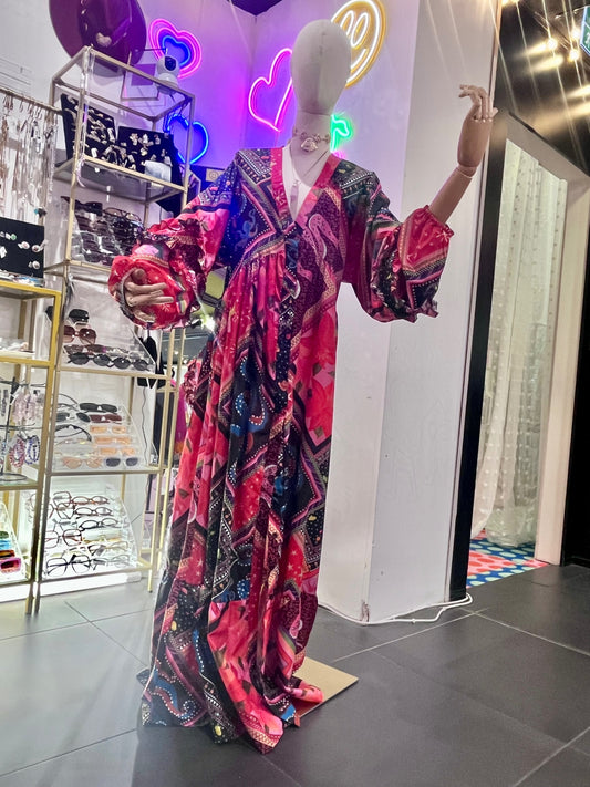 Starry Night Button Up Dress