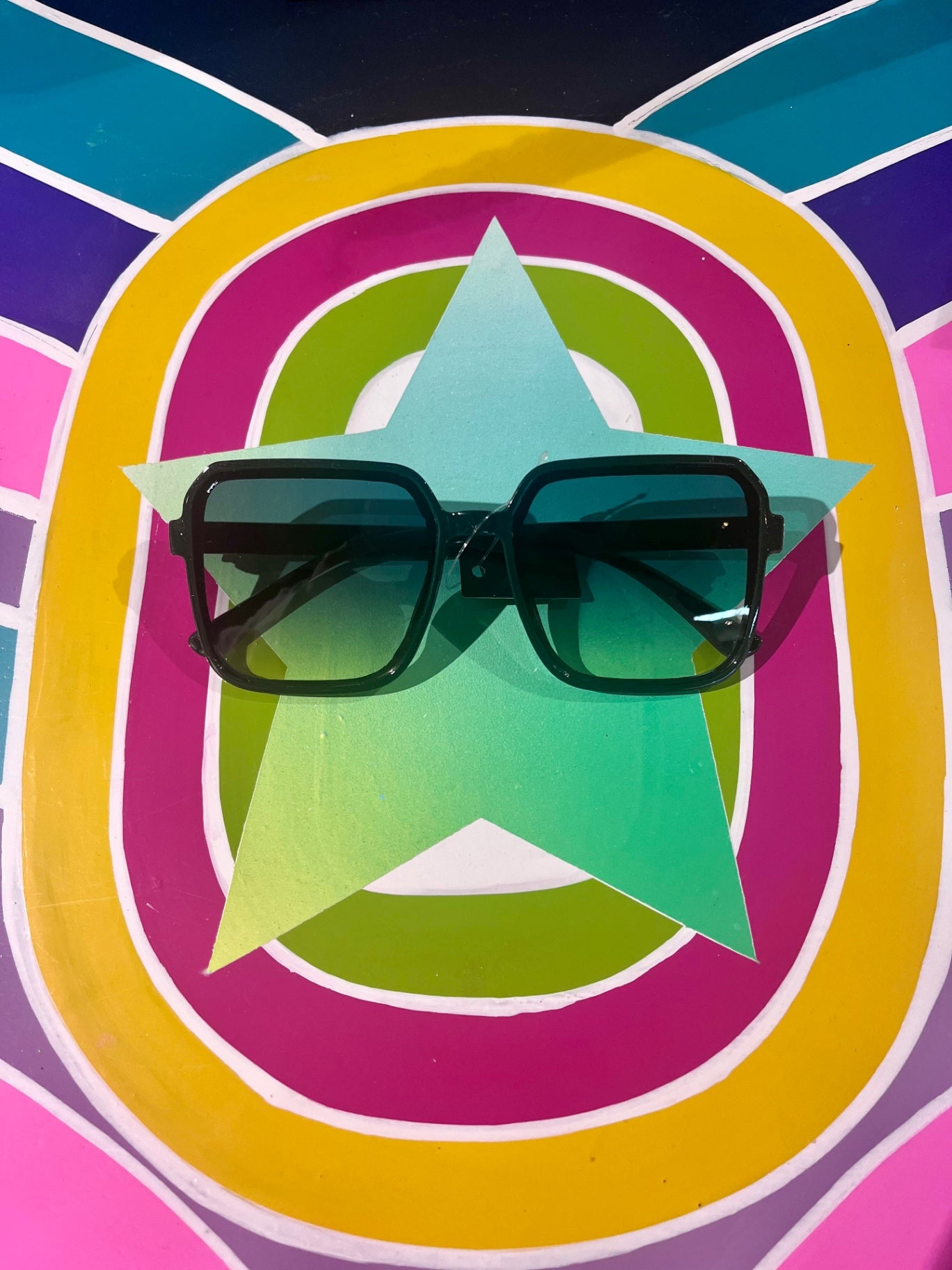 Green 60s Shirley Sunnies