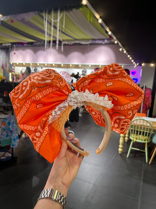 Bandana Bow Headband