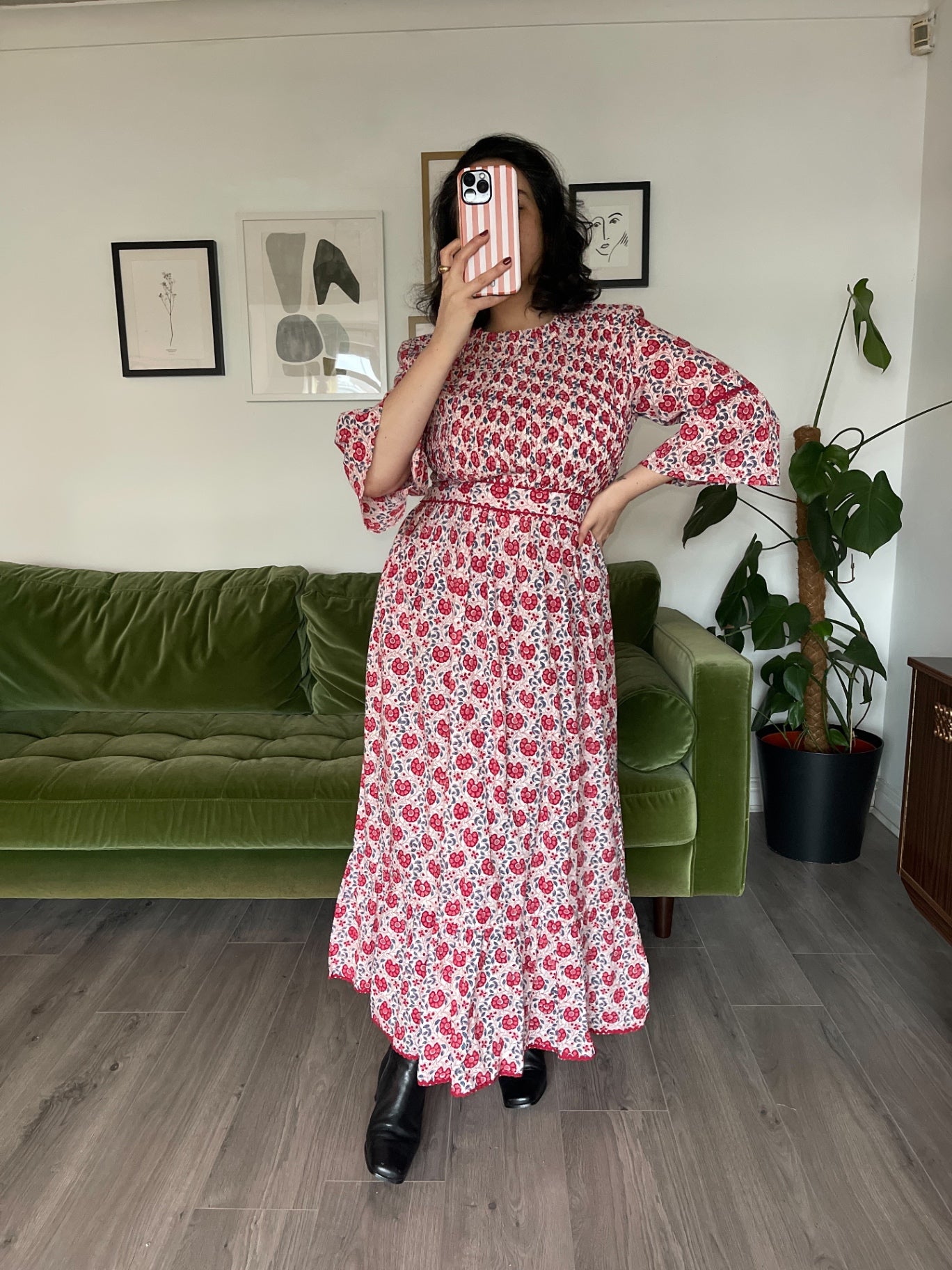 Hasthology Block Print Dress