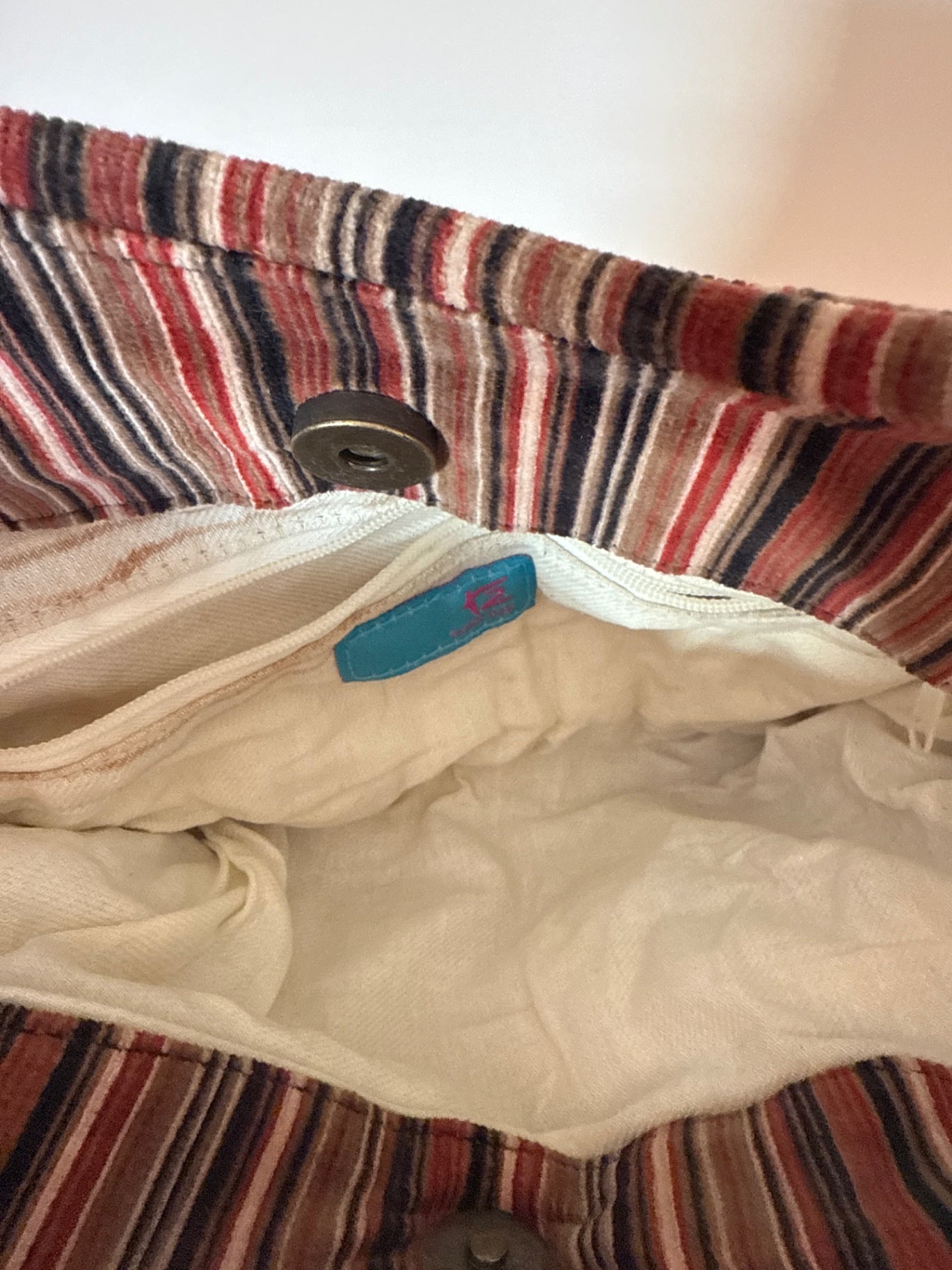 Preloved T2 Striped Bag