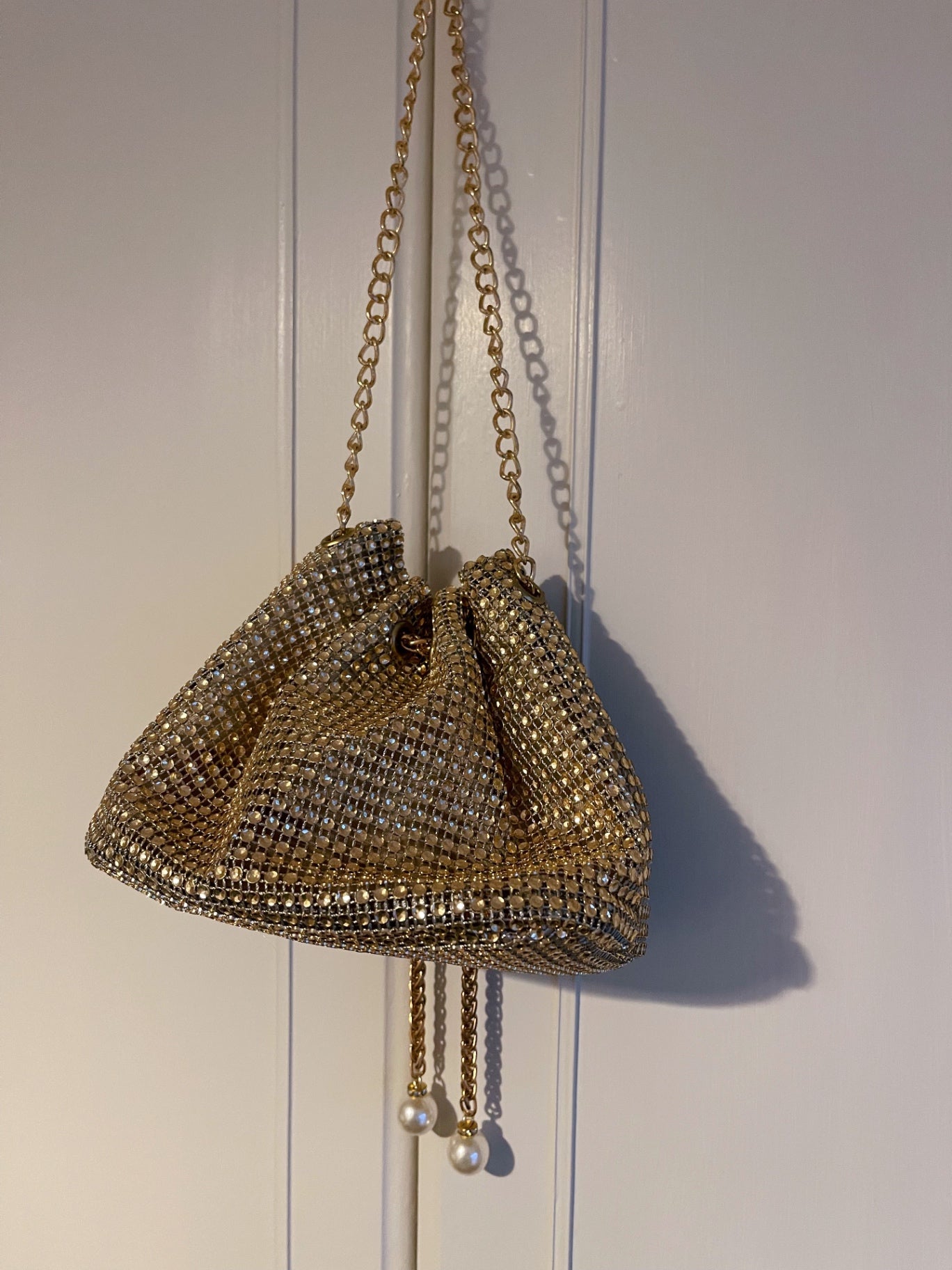 Preloved Gold Sparkle Bag