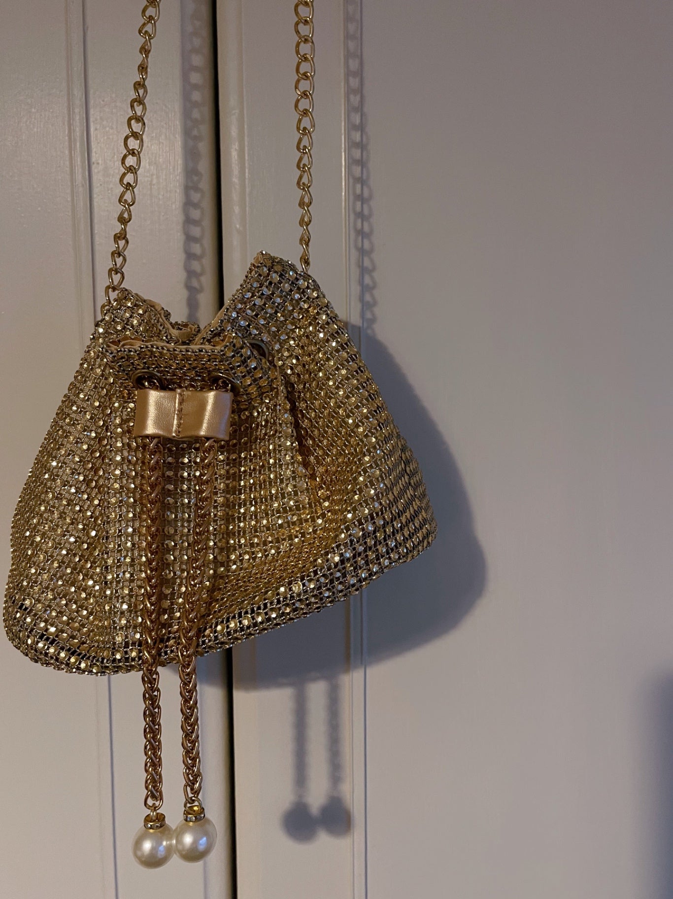 Preloved Gold Sparkle Bag