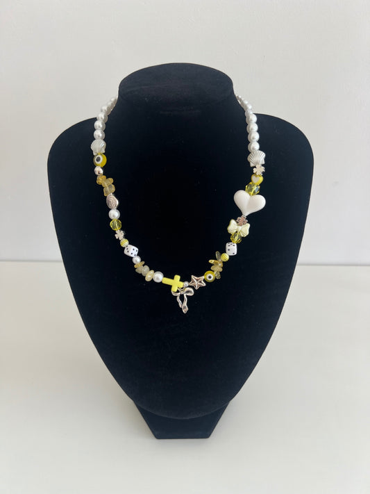 ICON Necklace - yellow & silver