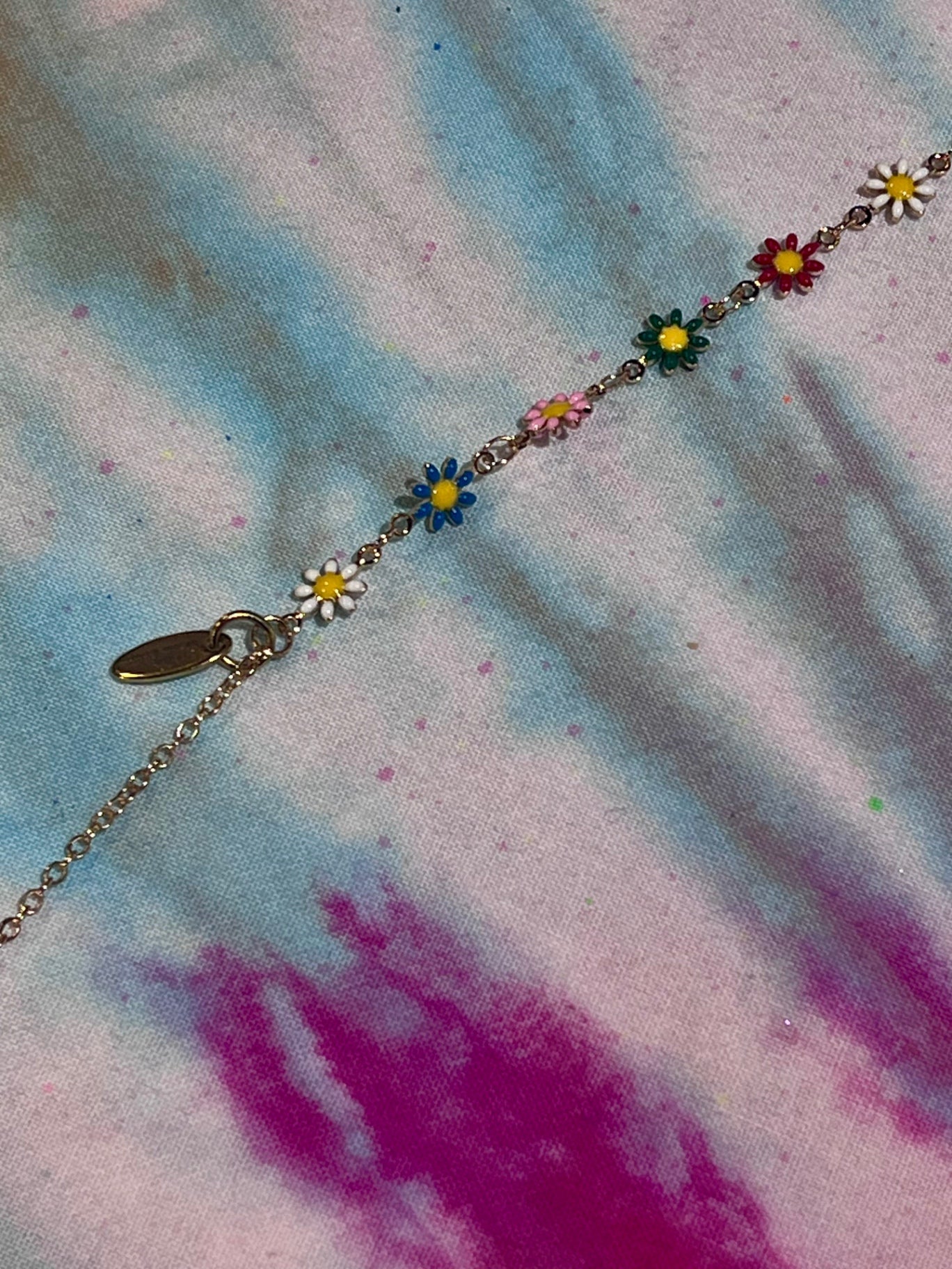 Gold Daisy Glasses Chain