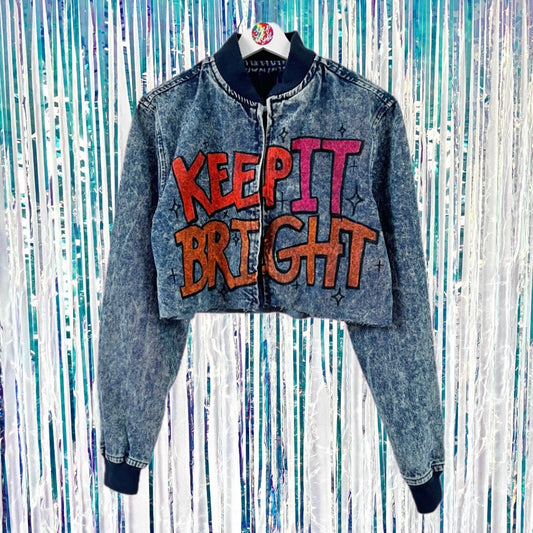 Keep It Bright graffiti jacket