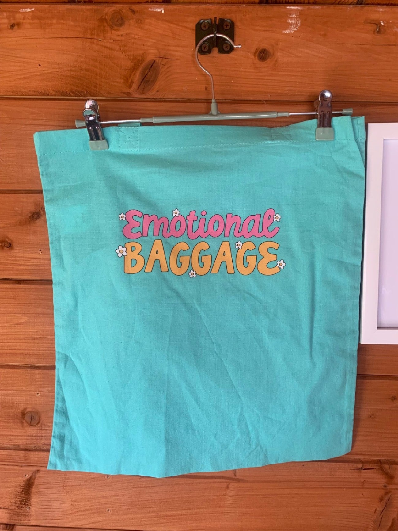 Emotional baggage tote bag