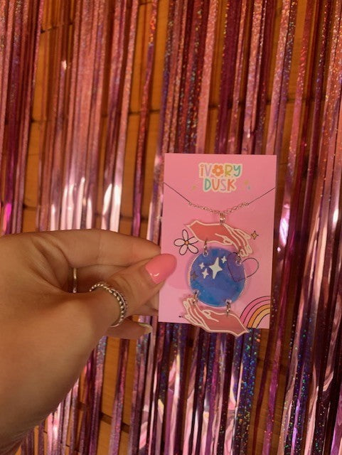 mystic hands necklace