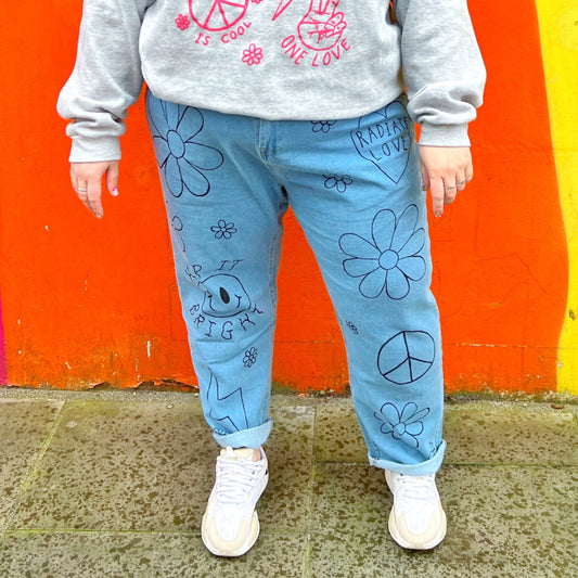 Hippie Heart jeans - plus size