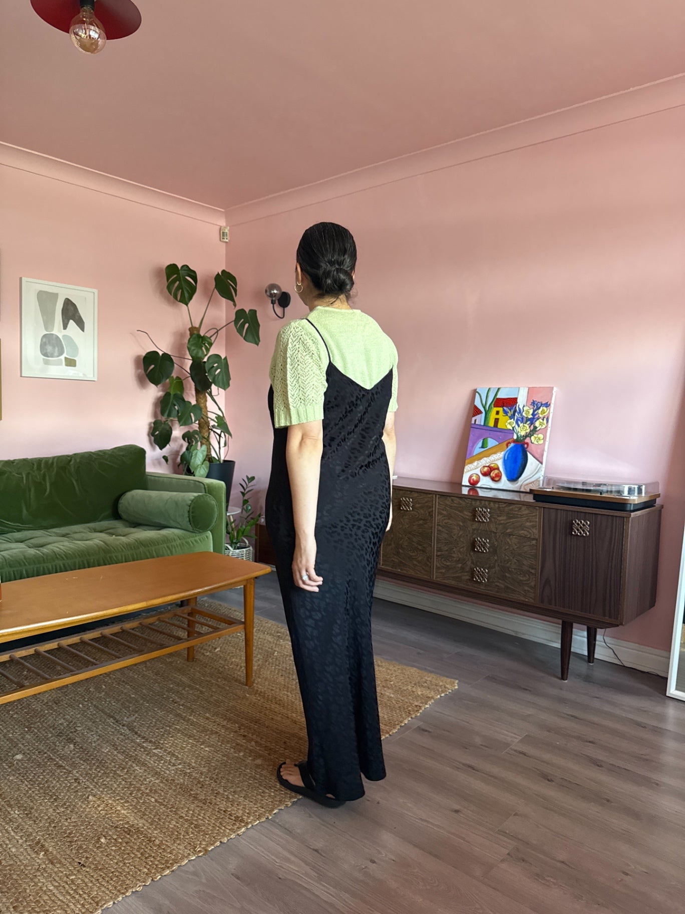 Preloved Slip Dress Size Large