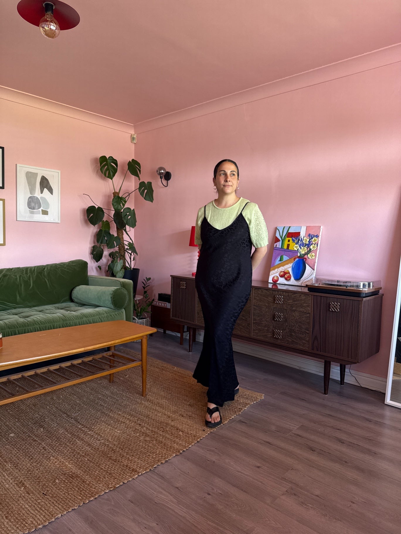 Preloved Slip Dress Size Large