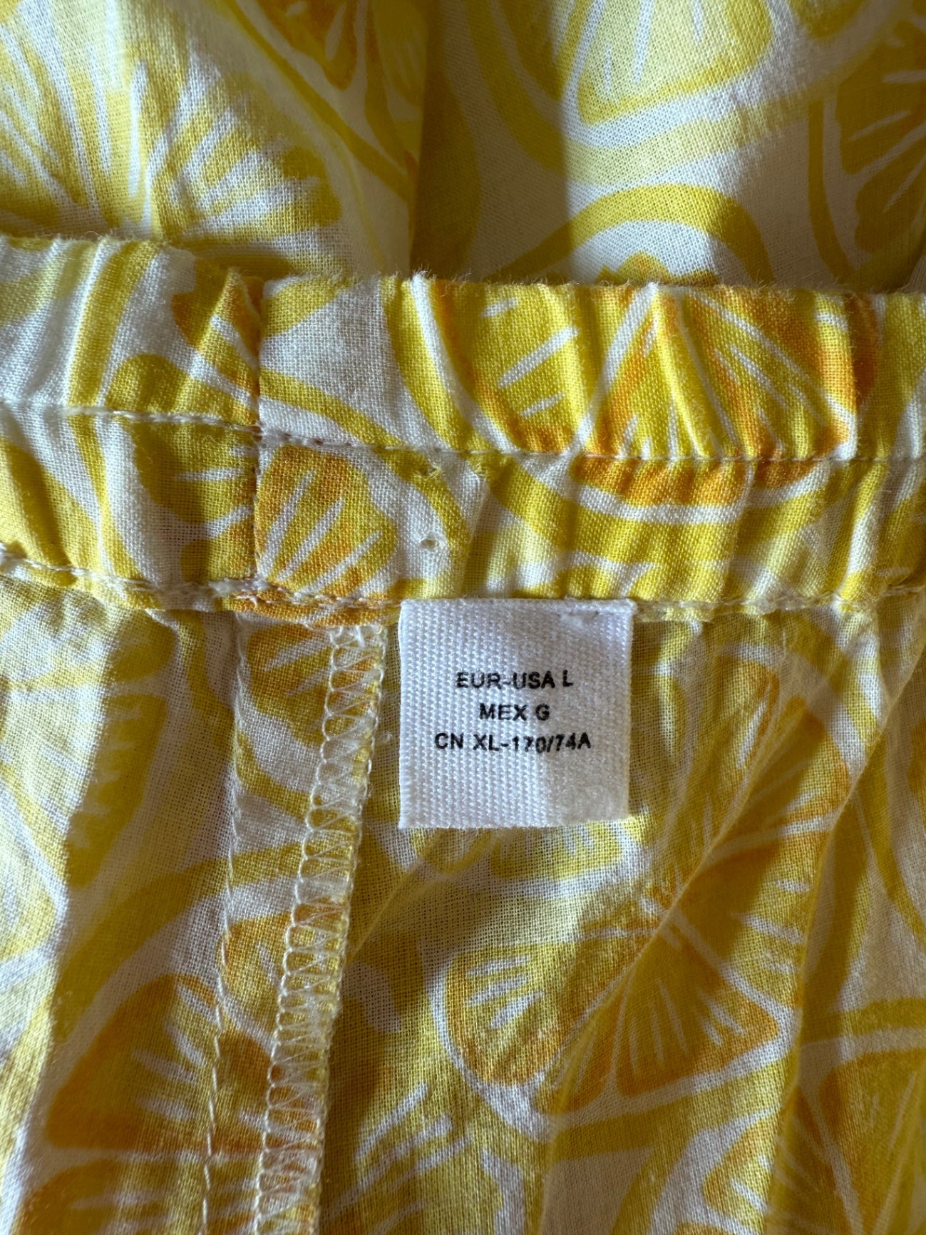 Preloved Lemon Large Trousers