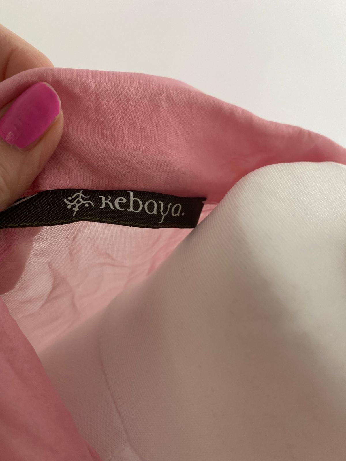 Pink sheer blouse
