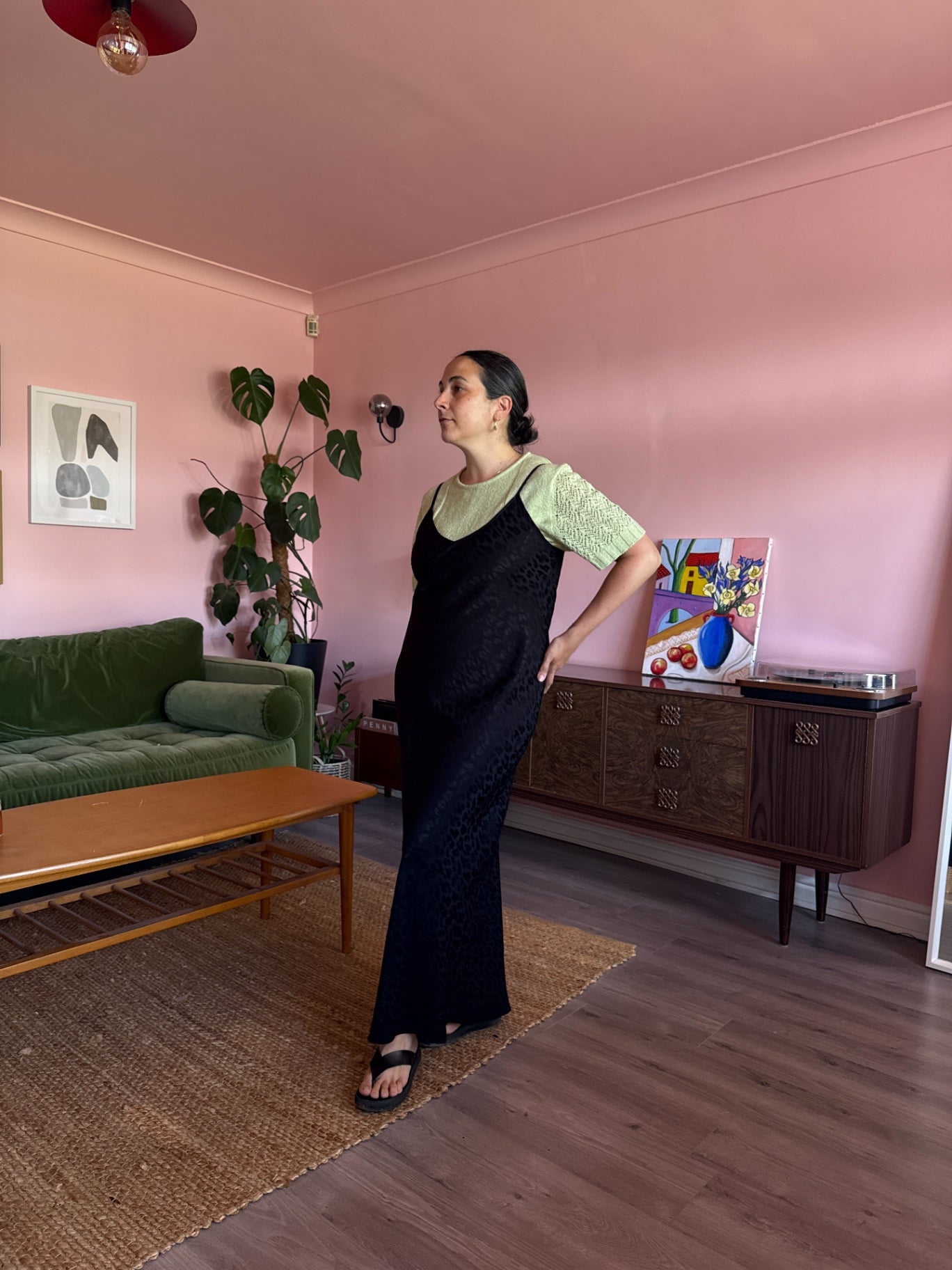 Preloved Slip Dress Size Large