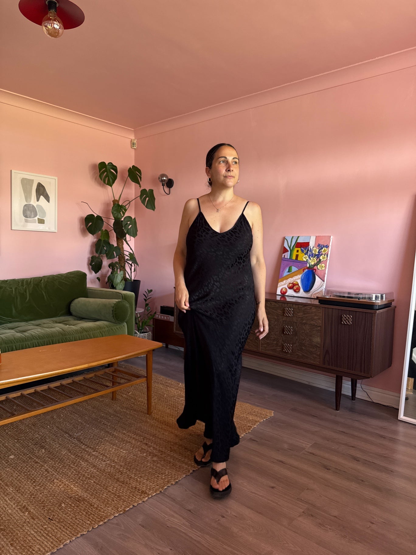 Preloved Slip Dress Size Large