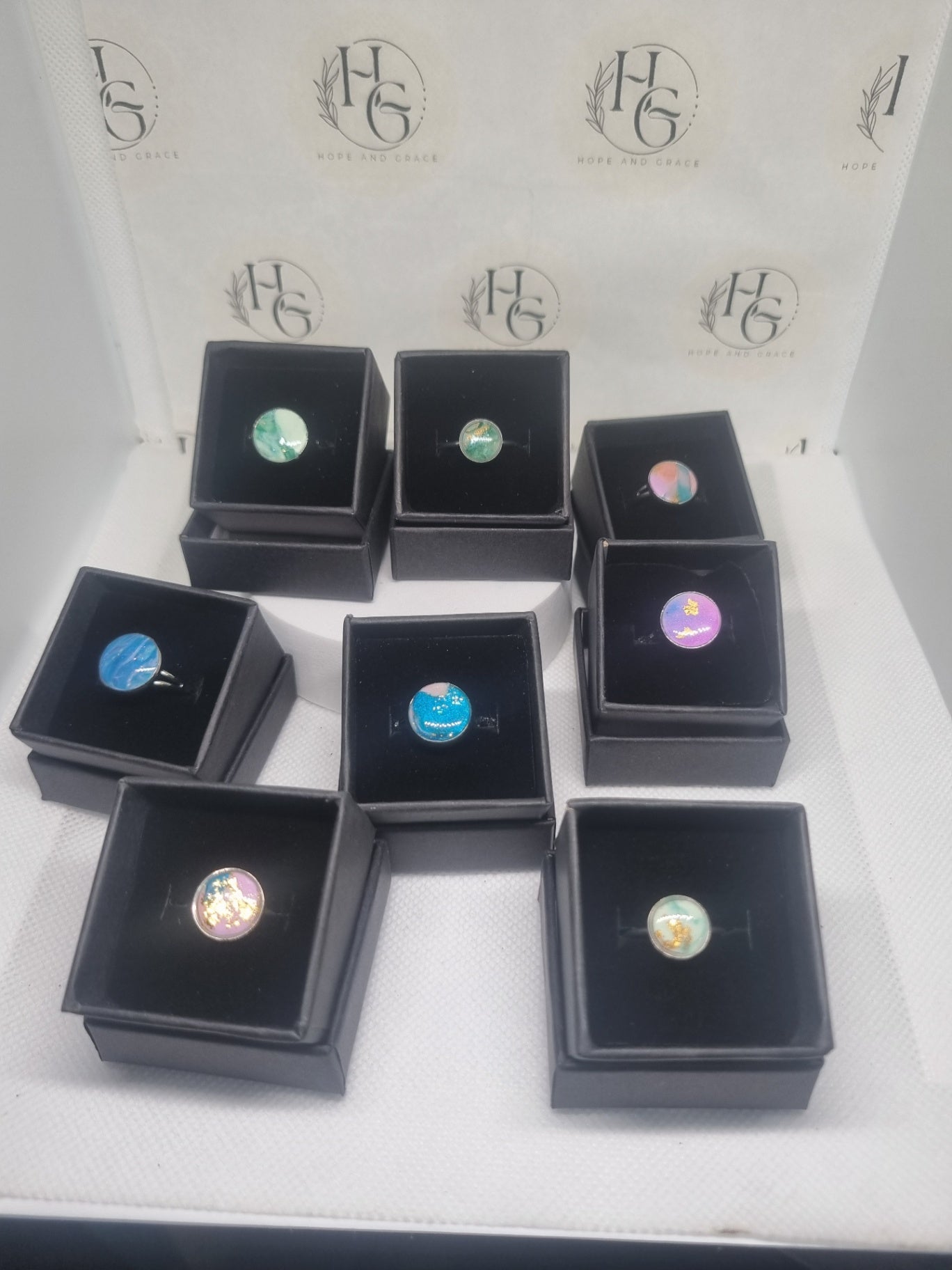 Zero waste mystery adjustable ring