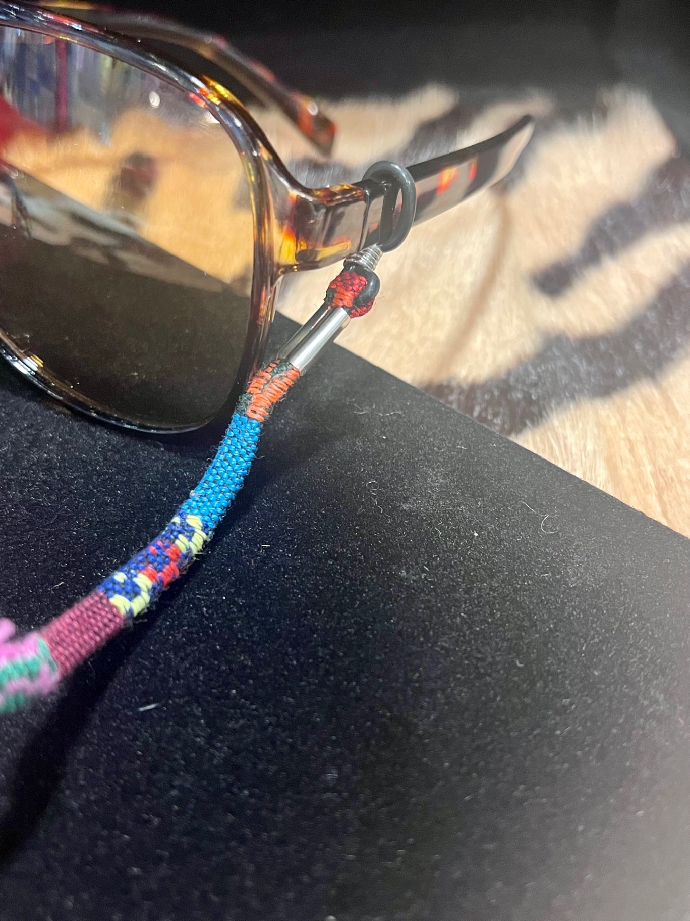 Aztec Sunnies Strap Green Orange