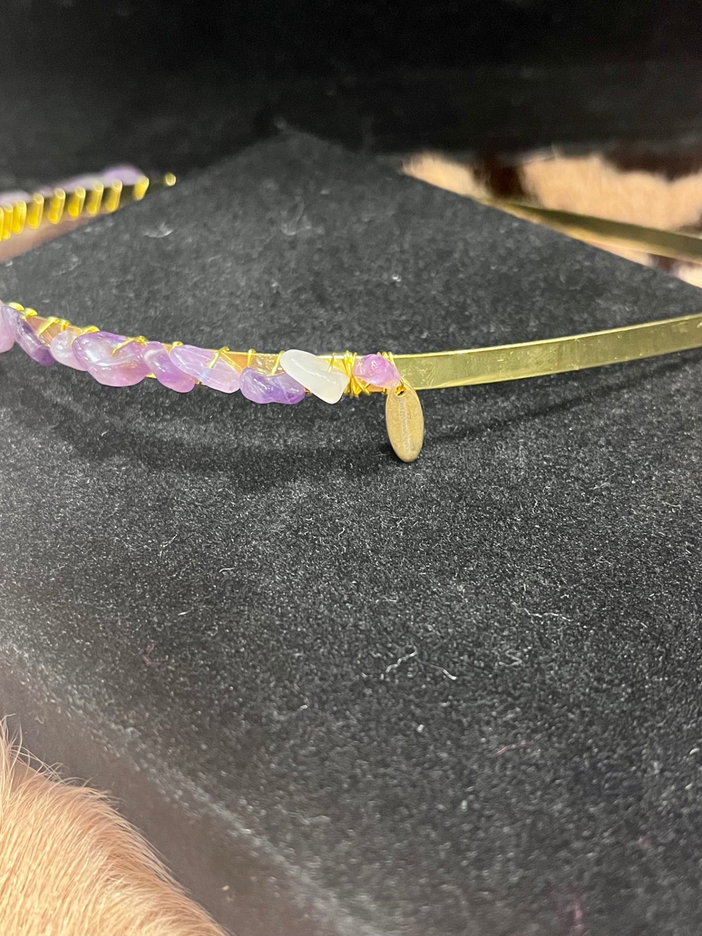 Amethyst Gem Stone Headband