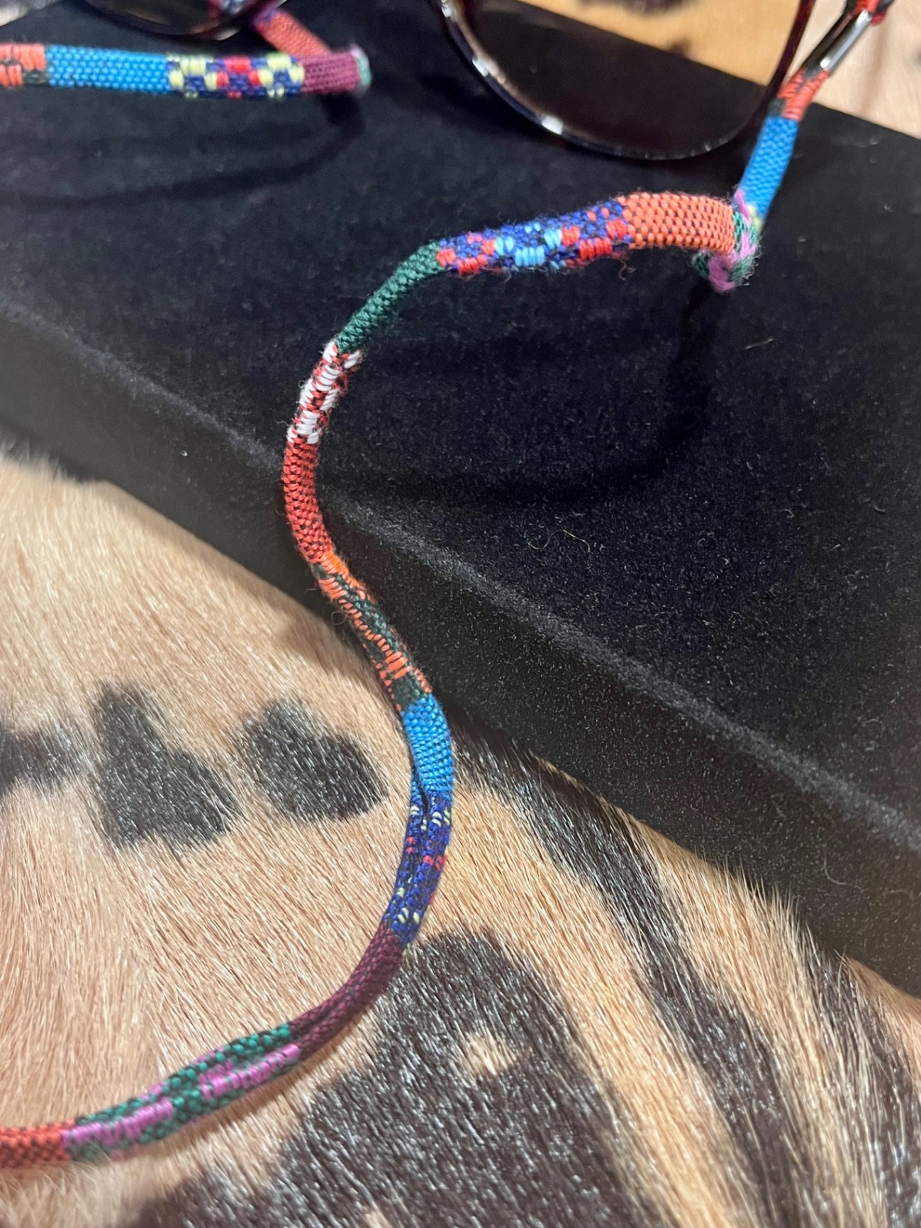 Aztec Sunnies Strap Green Orange