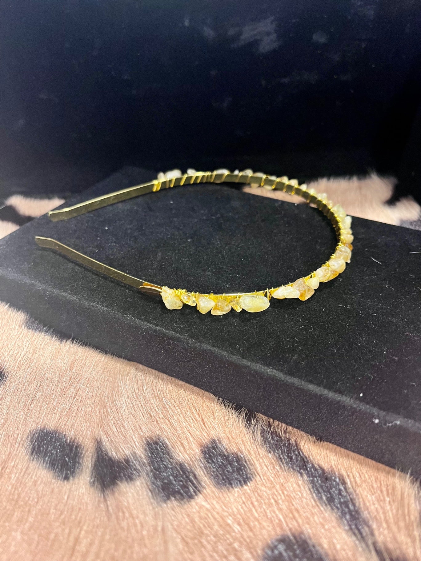 Citrine Gemstone Headband