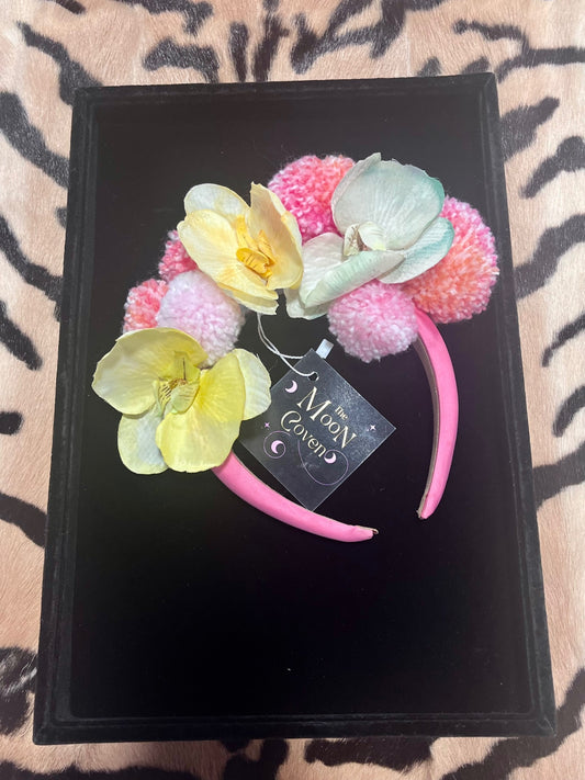 Orchid Pom Pom Pink Headband