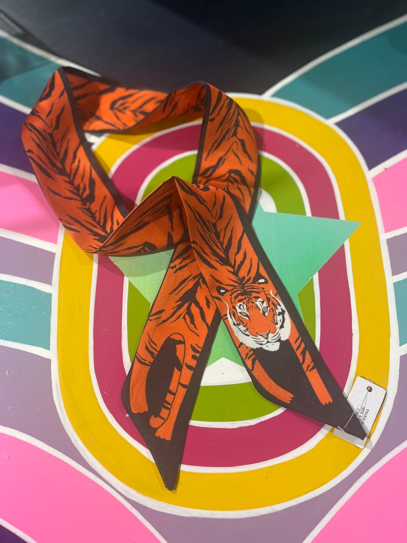 Orange Tiger Scarf