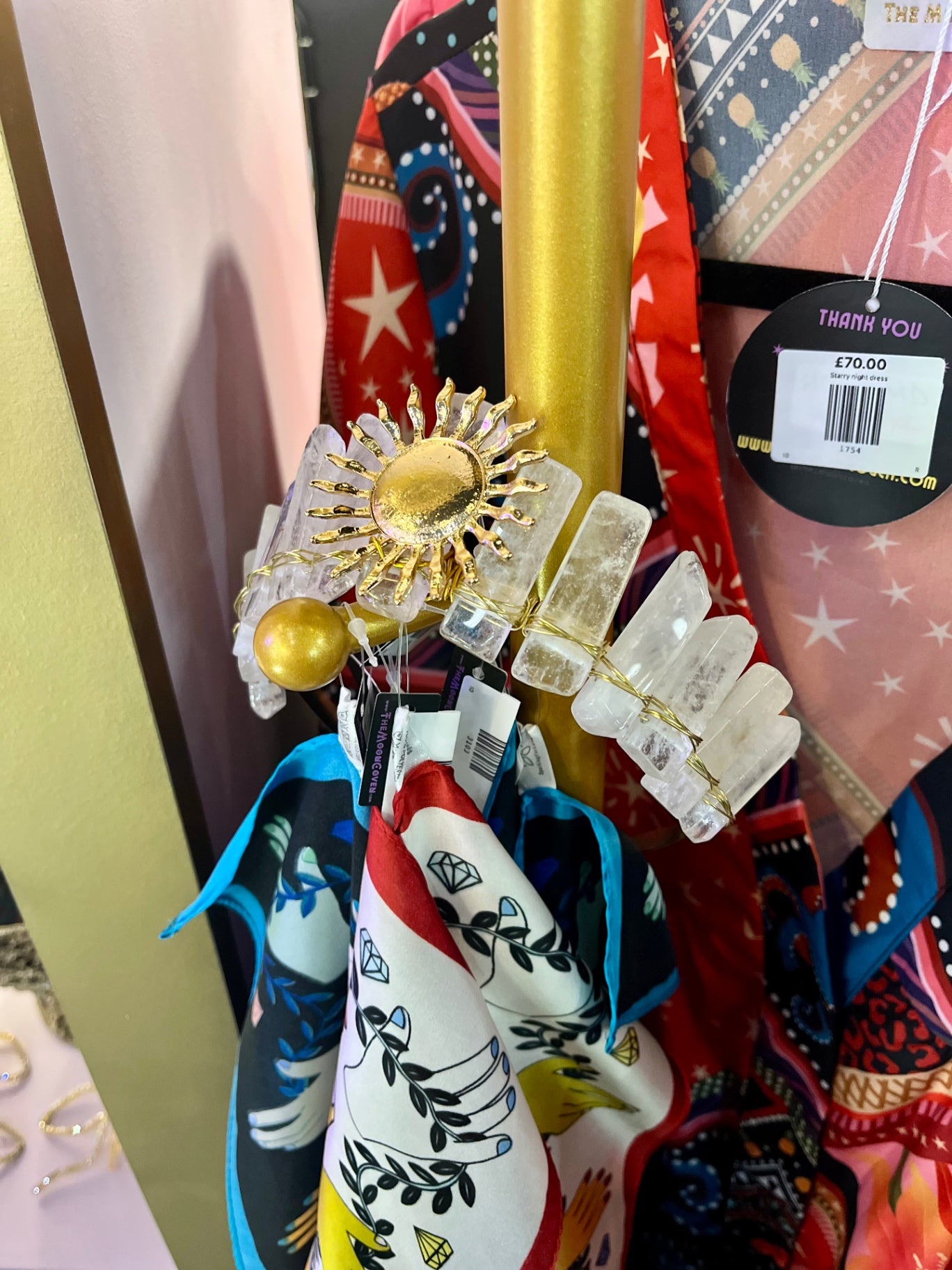 Lunar Light White Quartz Crown