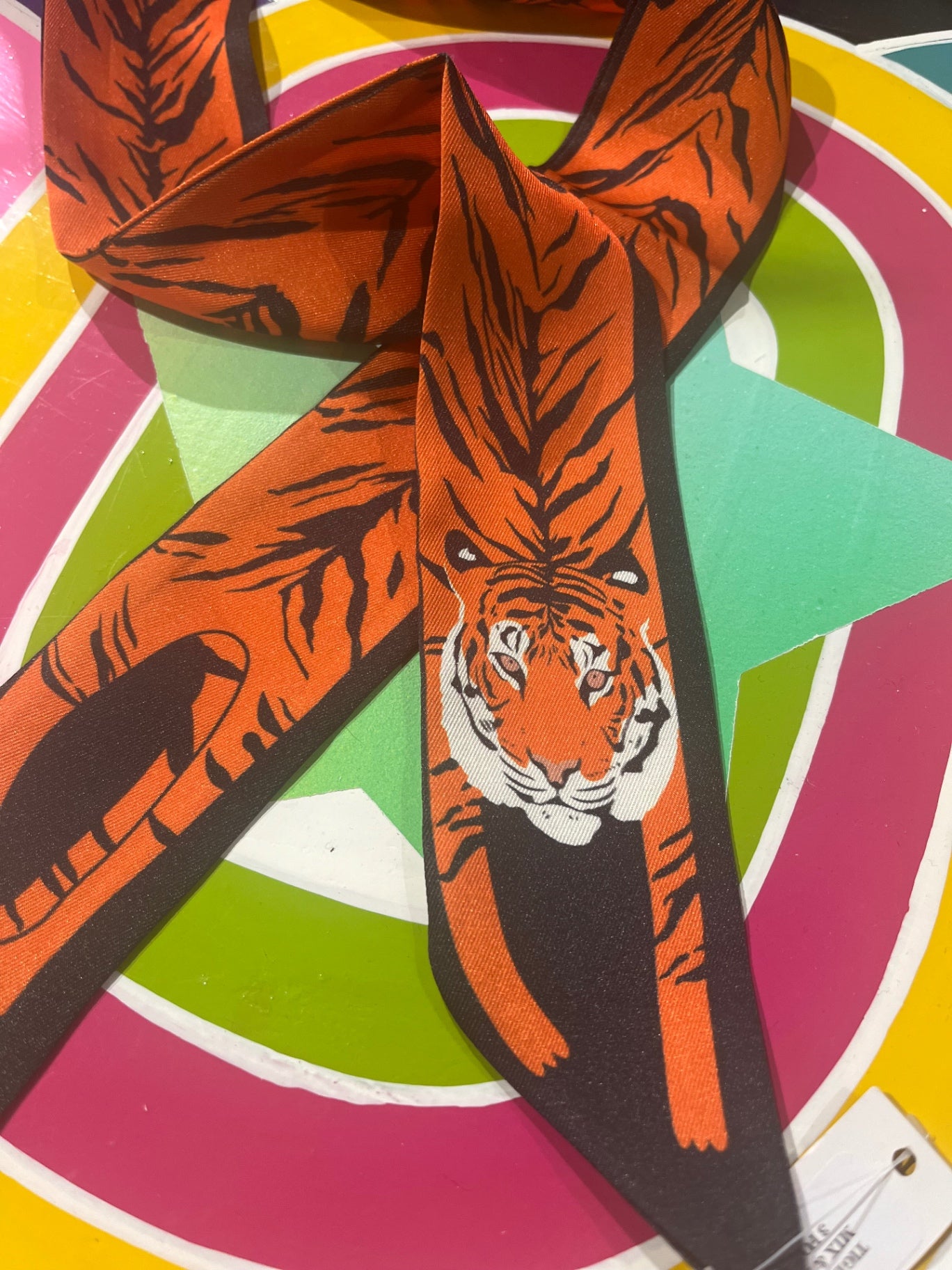 Orange Tiger Scarf