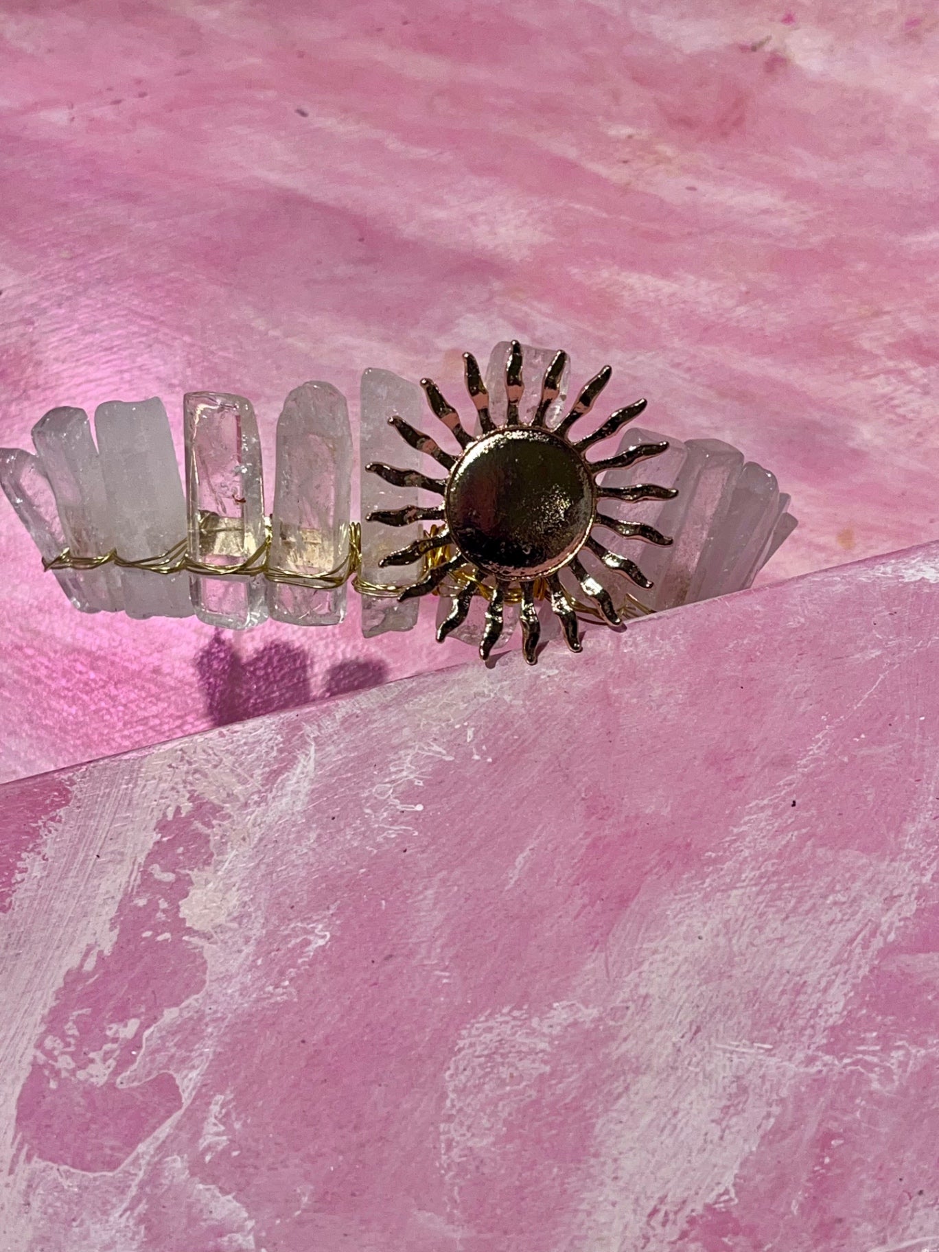 Lunar Light White Quartz Crown