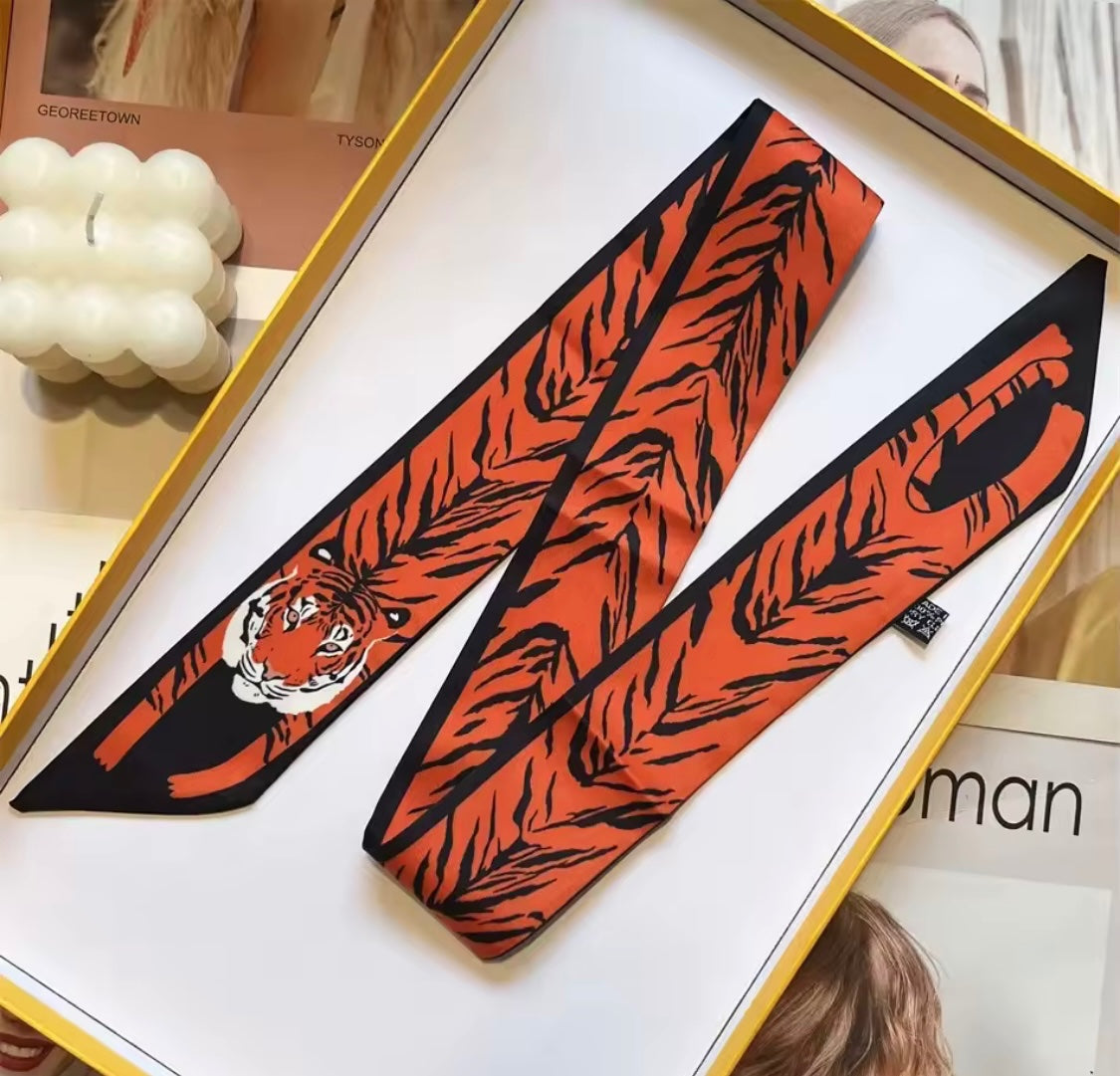 Orange Tiger Scarf