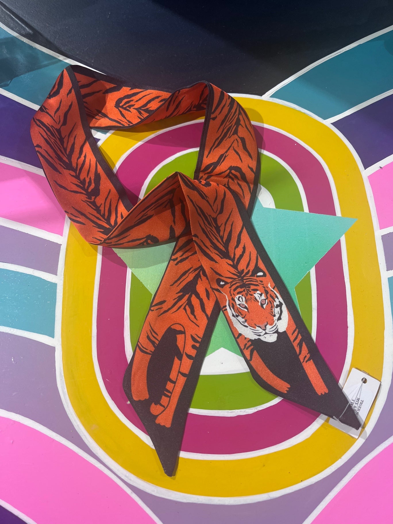 Orange Tiger Scarf