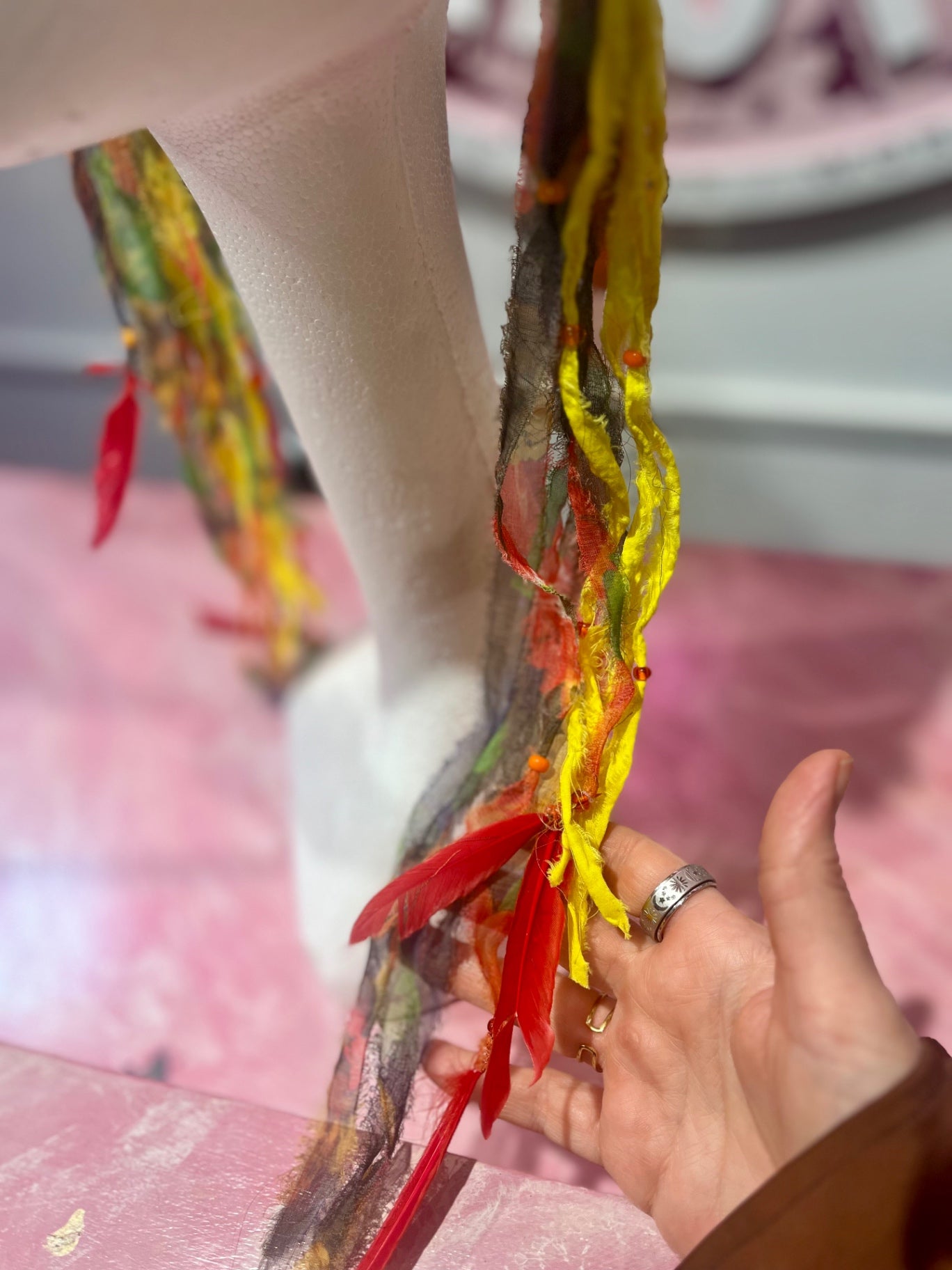 Earth Plaited Tassel Festival Headband