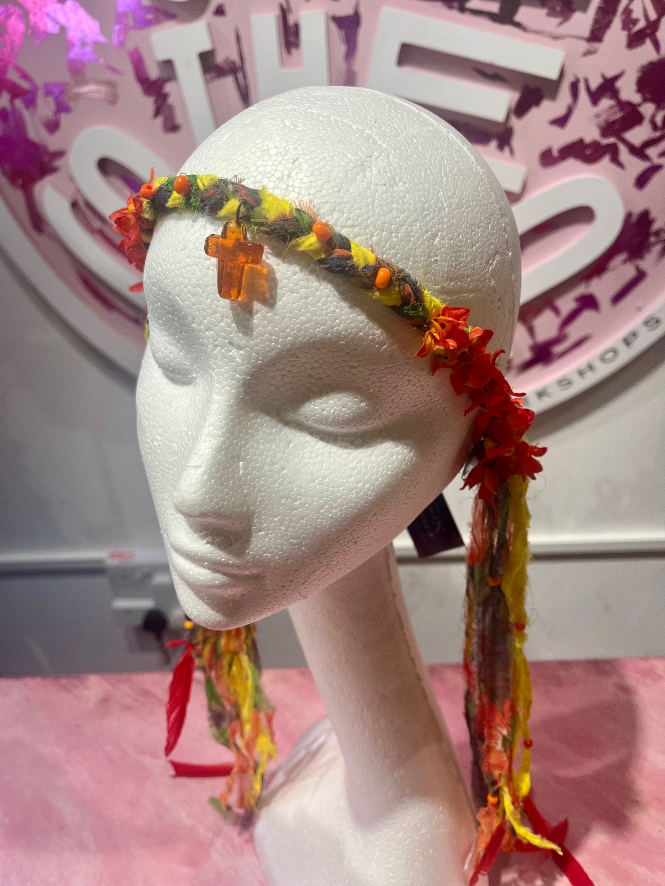 Earth Plaited Tassel Festival Headband