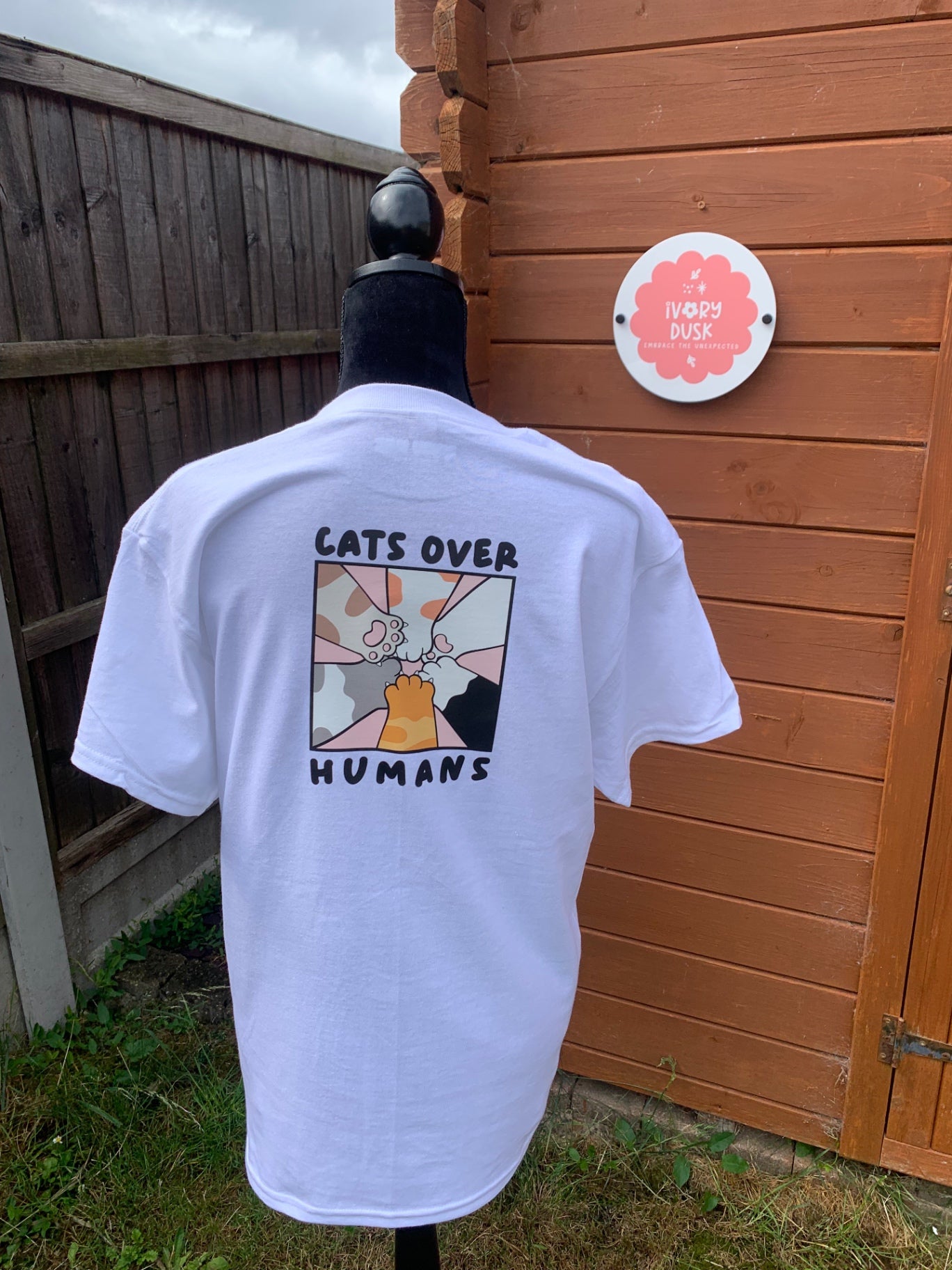 cats over humans t-shirt size medium