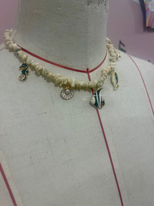 Moonlit Ocean Charm Protective Necklace