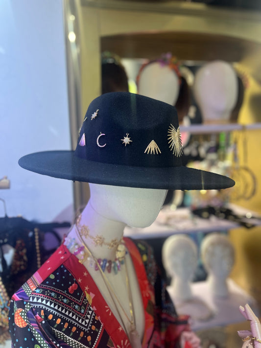 The Astral Authority Hat – Black & Gold Edition