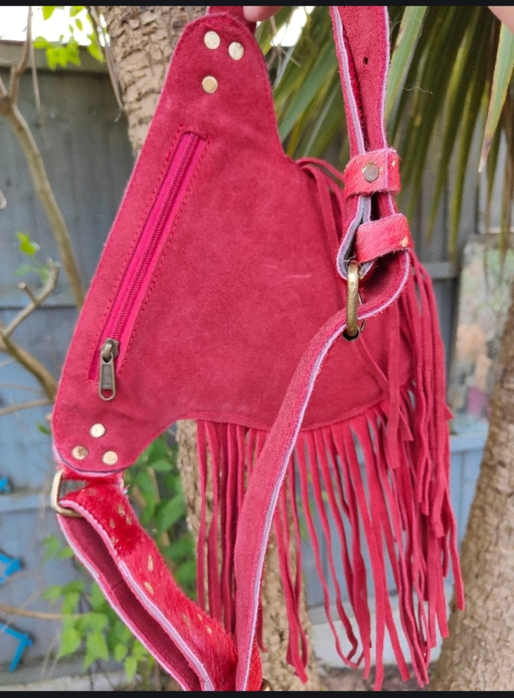 Fringe bum bag - woodstock