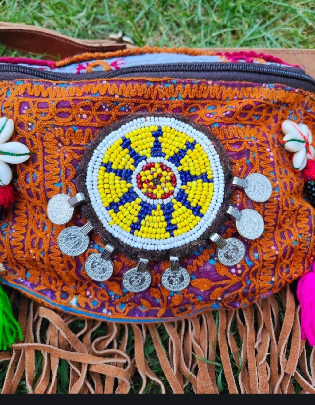 Ibizan bum bag with step into strap adjustable