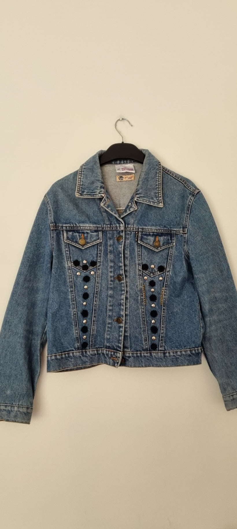 Mural Print Denim Jacket (Small)