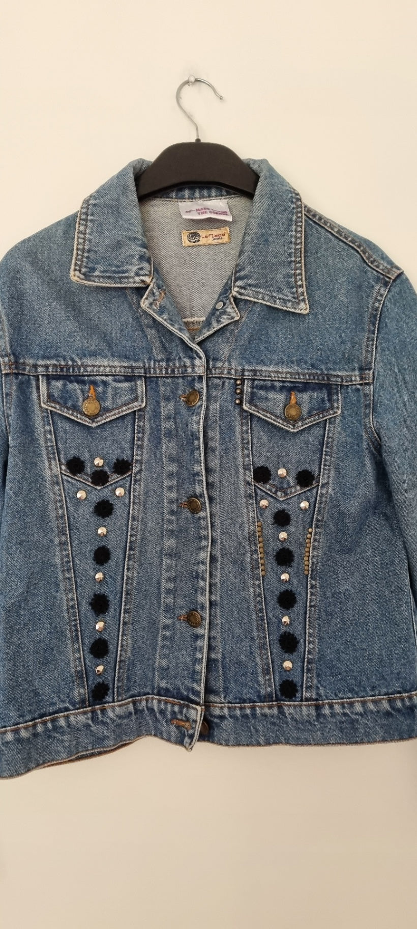 Mural Print Denim Jacket (Small)